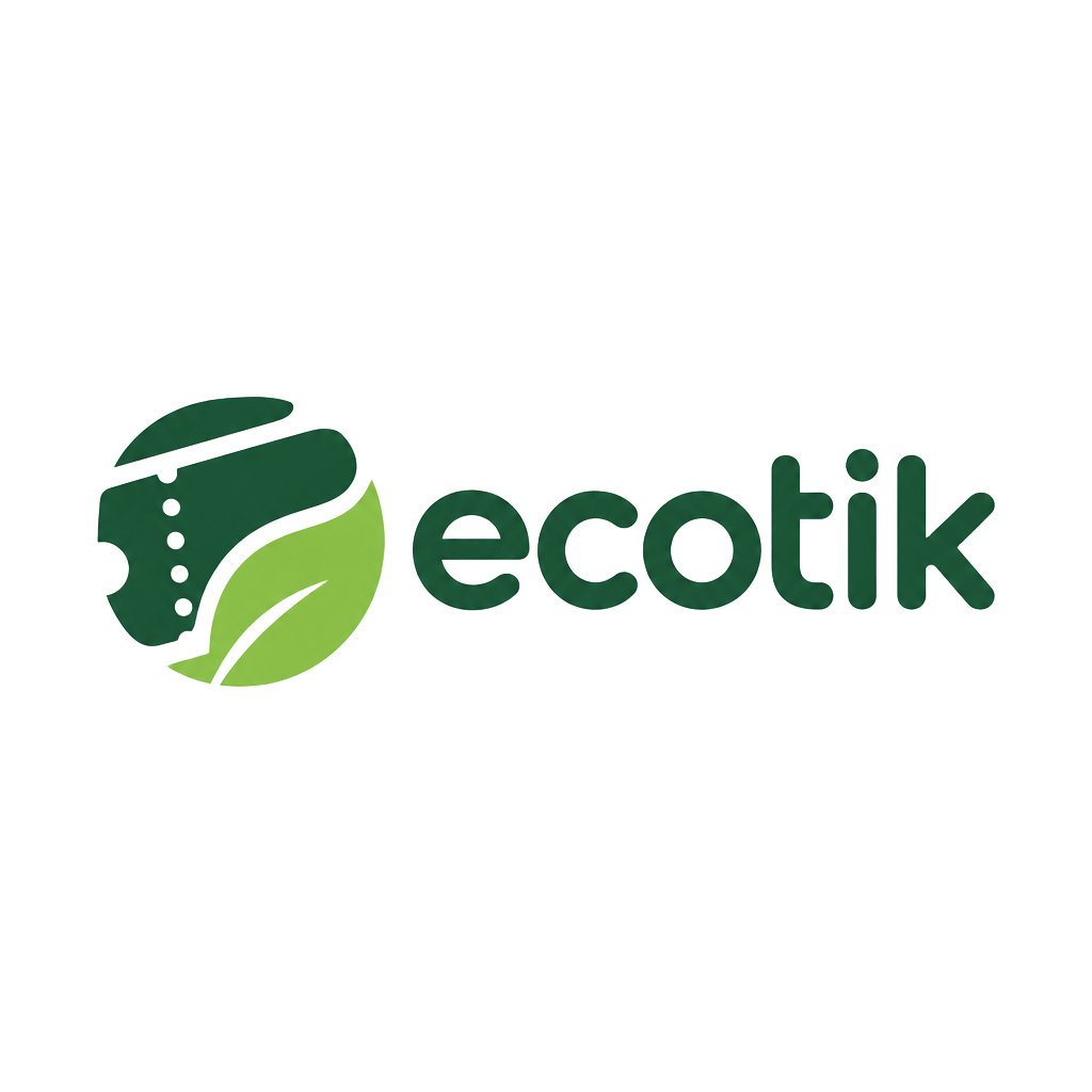 Ecotik logo — a leaf and ticket symbol beside the Ecotik name